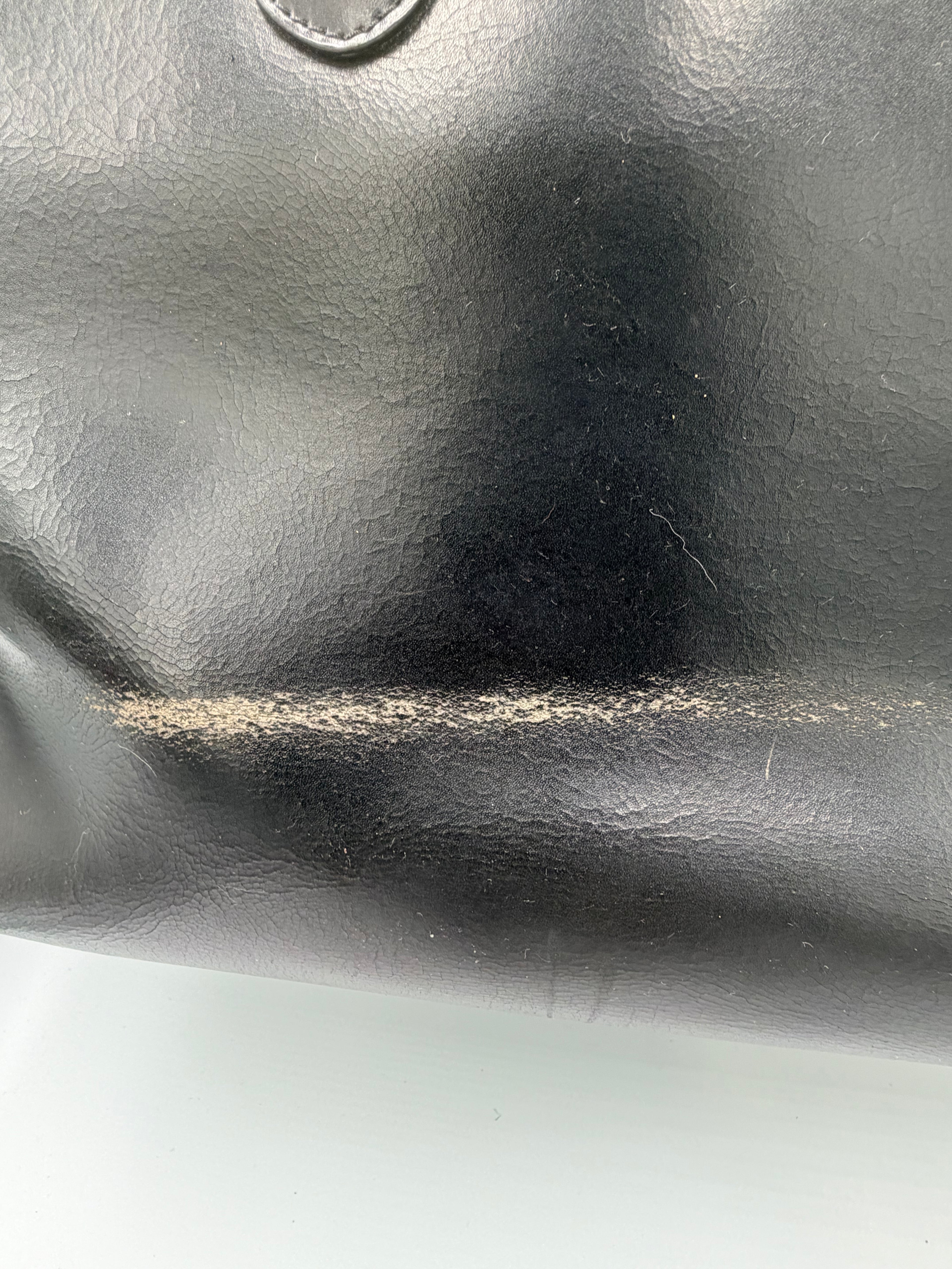 Balenciaga Black Leather Tote Bag