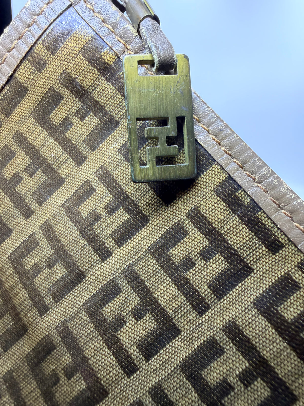Fendi Zucca Monogram Clutch / Pouch