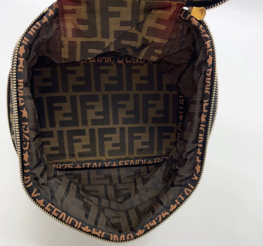 Fendi Zucca Train Case / Vanity Bag