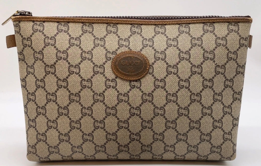 Gucci Plus GG Monogram Large Clutch Pouch