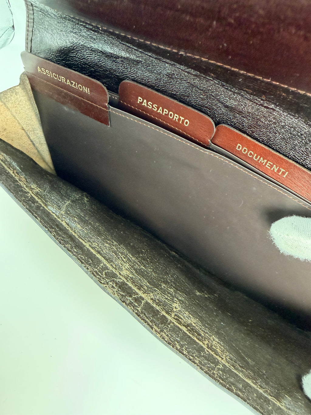 Fendi Zucca Canvas Clutch & Document Holder