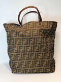 Vintage Fendi Zucca Canvas Tote