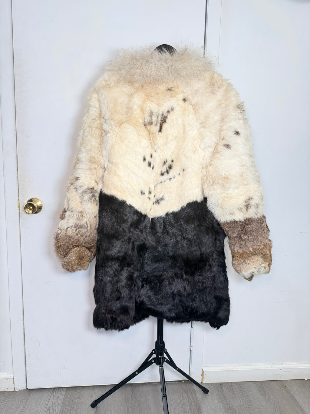Vintage Rabbit Fur Coat – Large 022