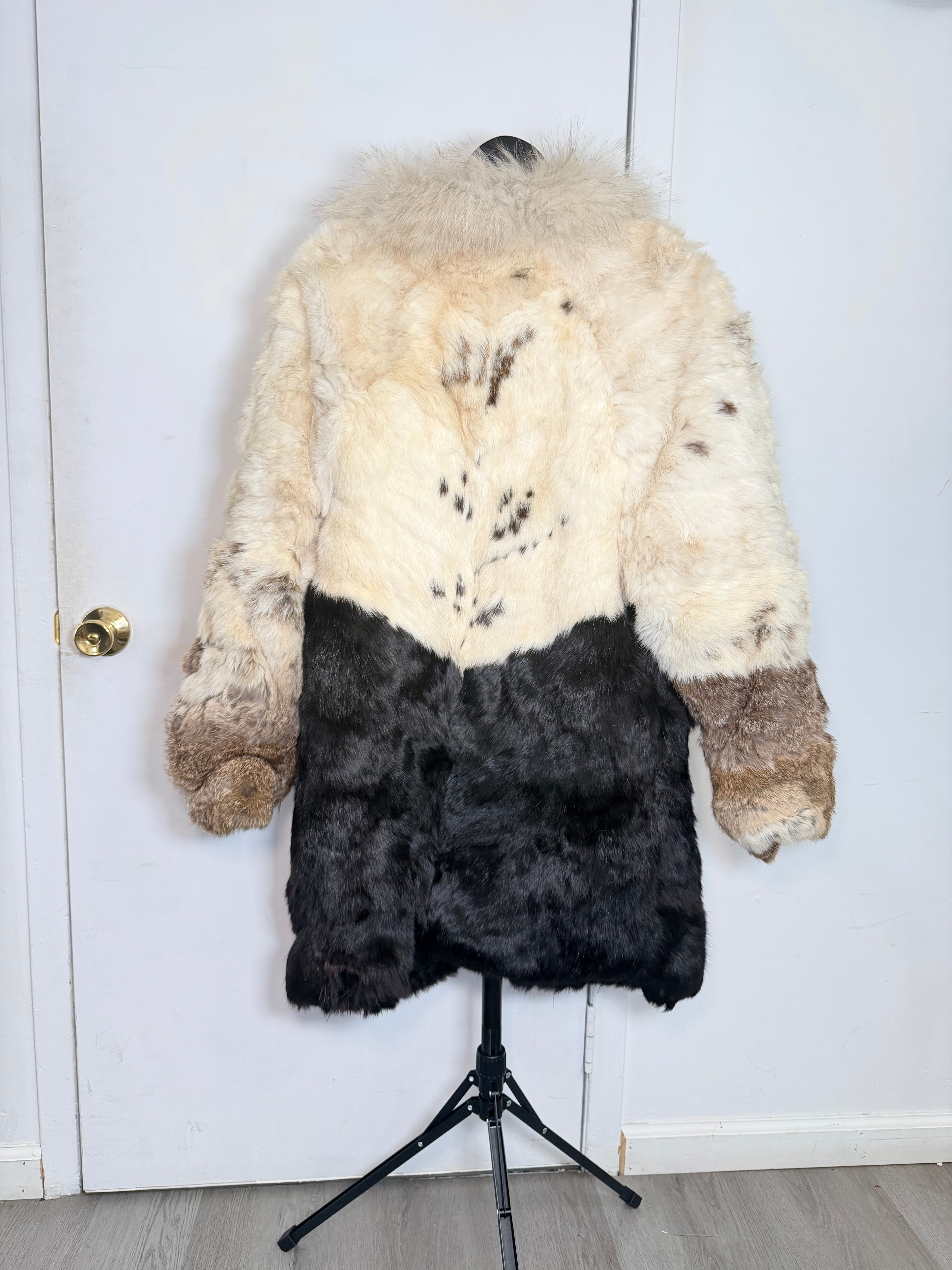 Vintage Rabbit Fur Coat – Large 022