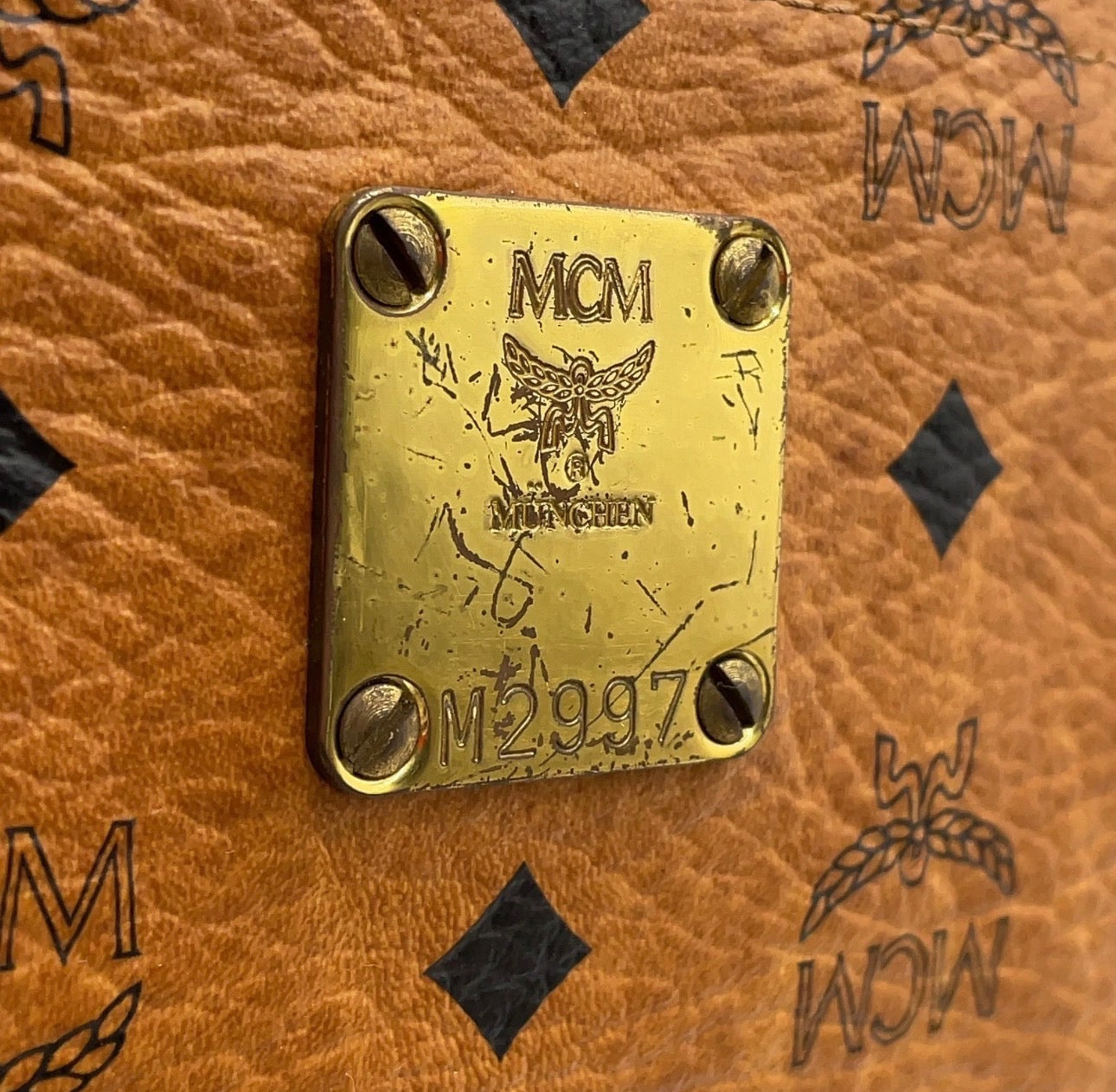 MCM Visetos Tote Bag – Cognac