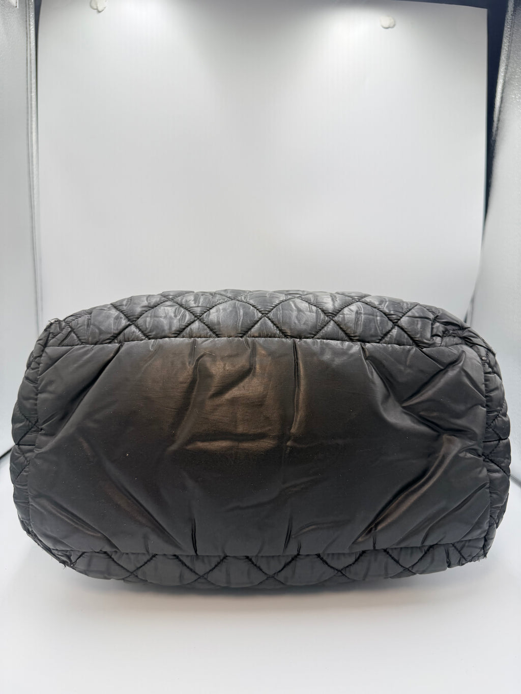 Chanel Coco Cocoon Quilted Nylon Tote – Black