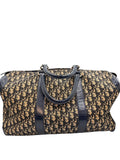 Christian Dior Trotter Monogram Boston Travel Bag – Navy