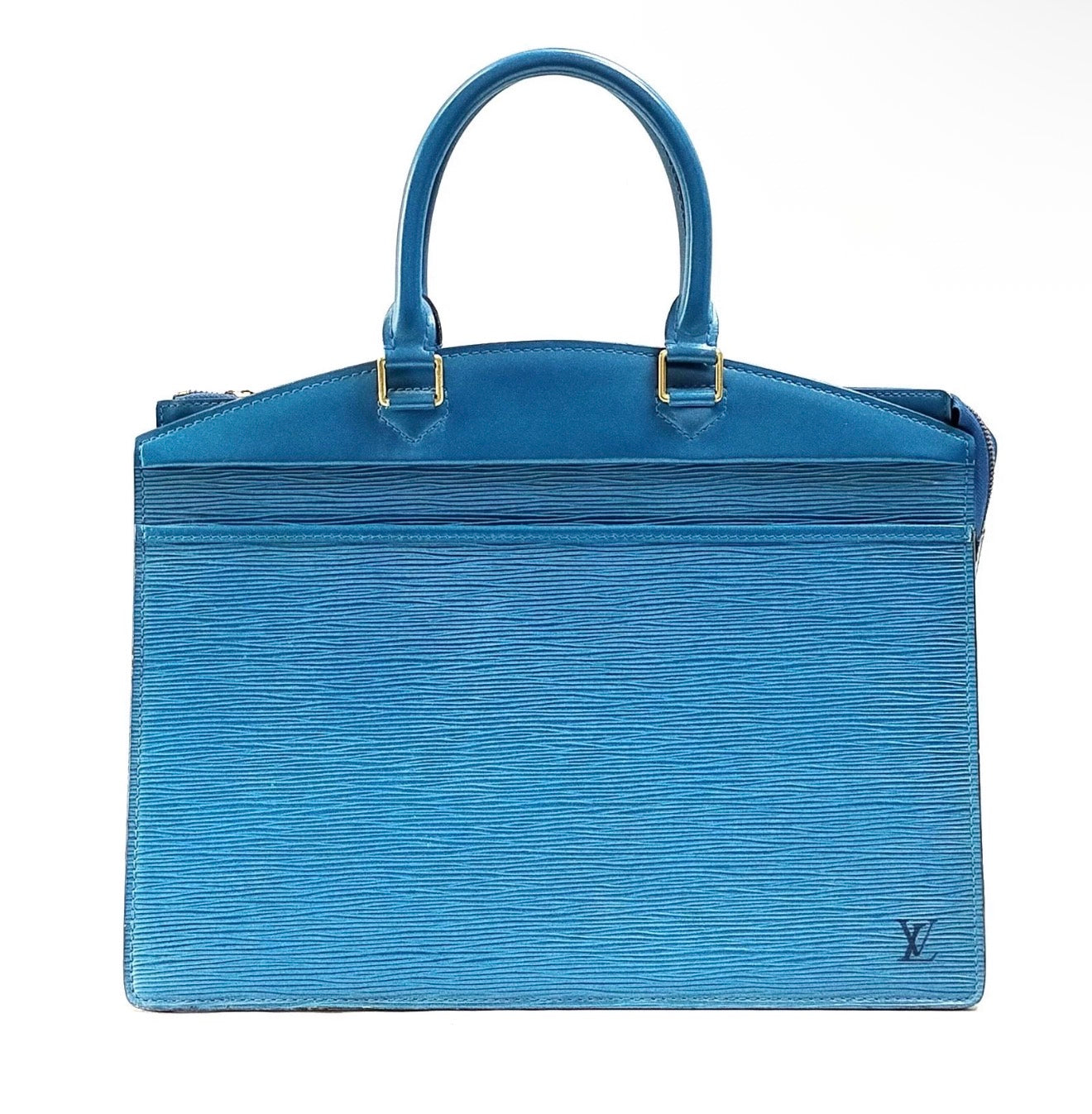 Louis Vuitton Epi Leather Riviera Handbag – Blue