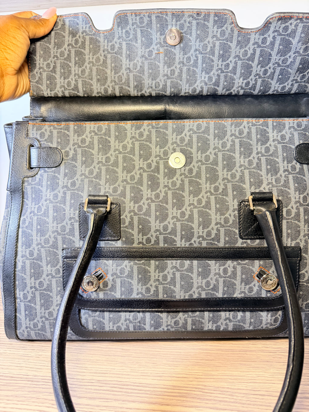 Christian Dior Diorissimo Flight Trotter Handbag – 2015 Raf Simons Collection
