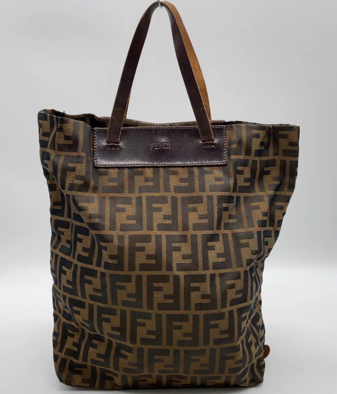 Fendi Zucca Canvas Tote Bag