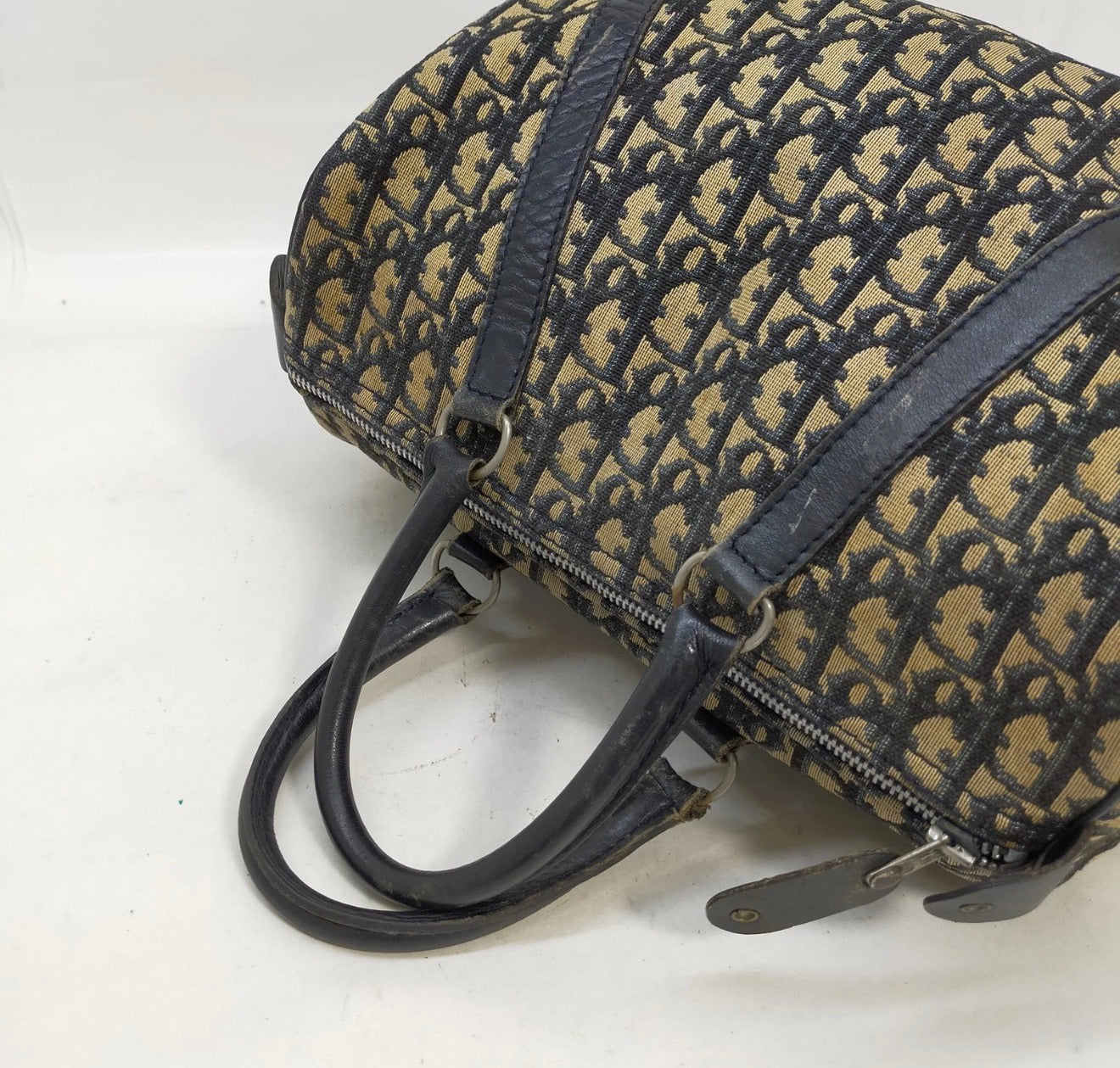 Christian Dior Trotter Boston Bag – Navy