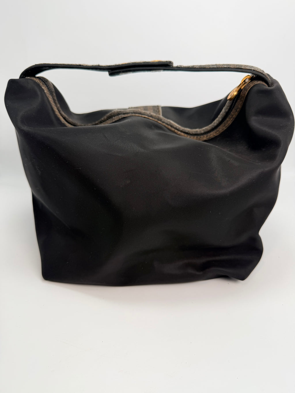 FENDI Pequin Stripe Vanity Bag