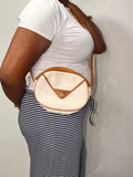 YSL Woven Oval Crossbody Bag
