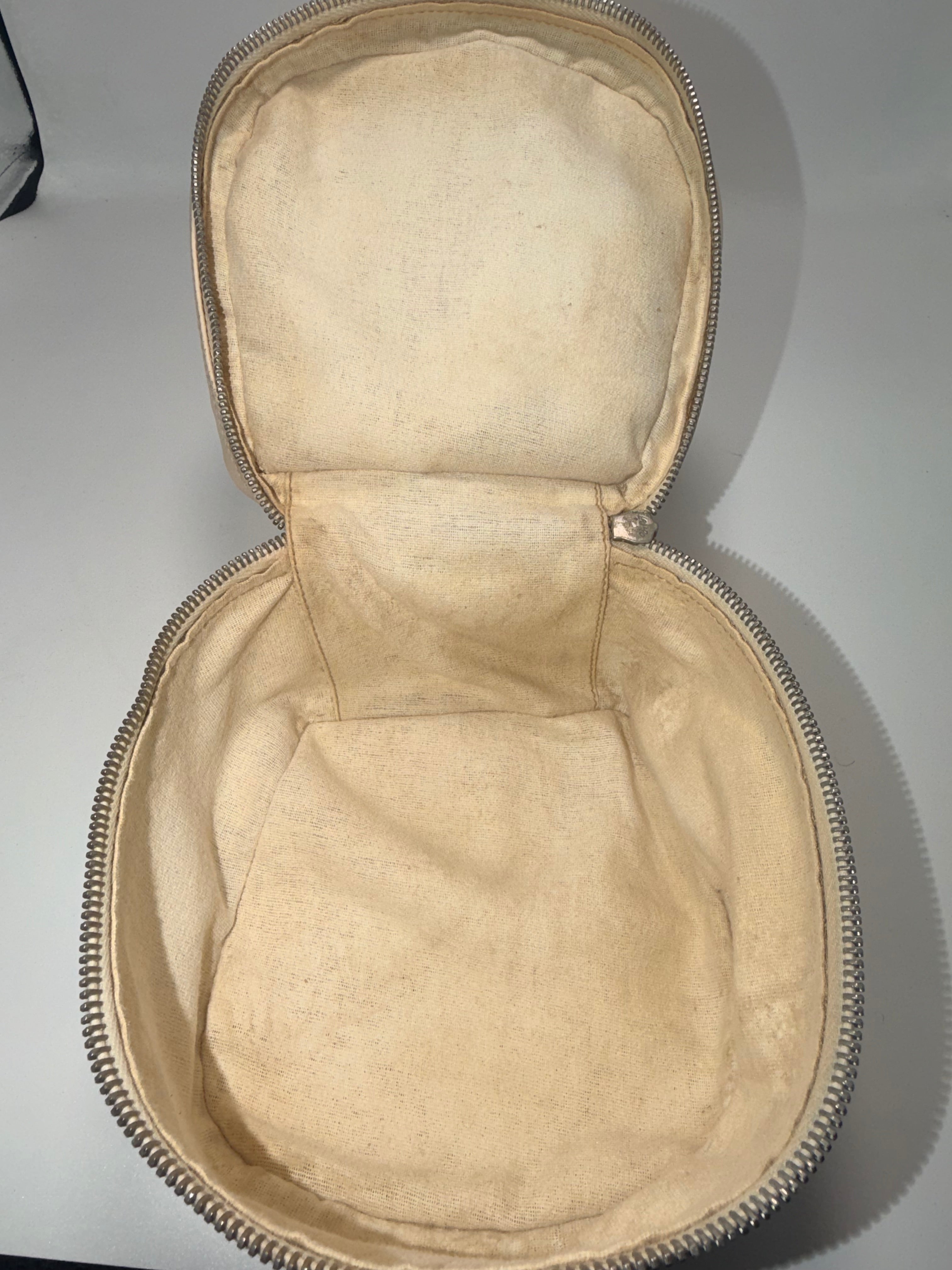 Vintage GUCCI Leather Vanity Case – Cream