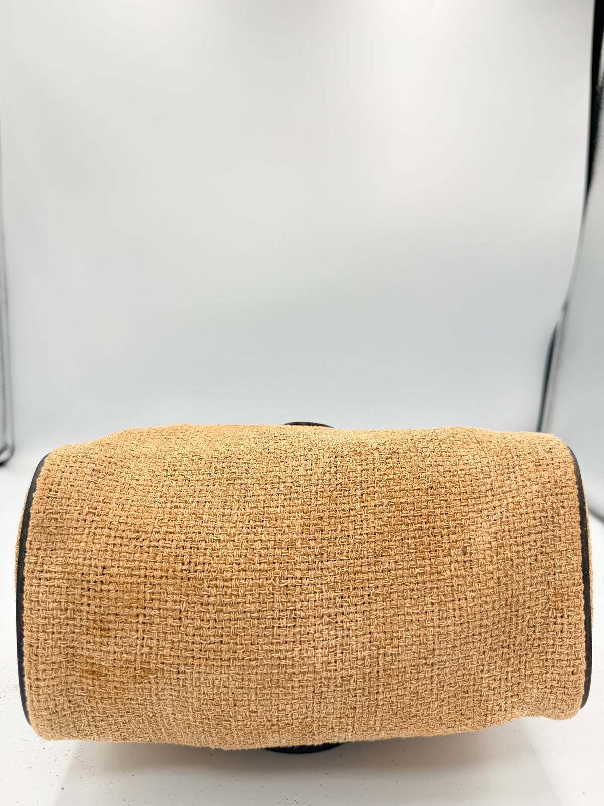 Fendi Raffia Mini Boston Bag