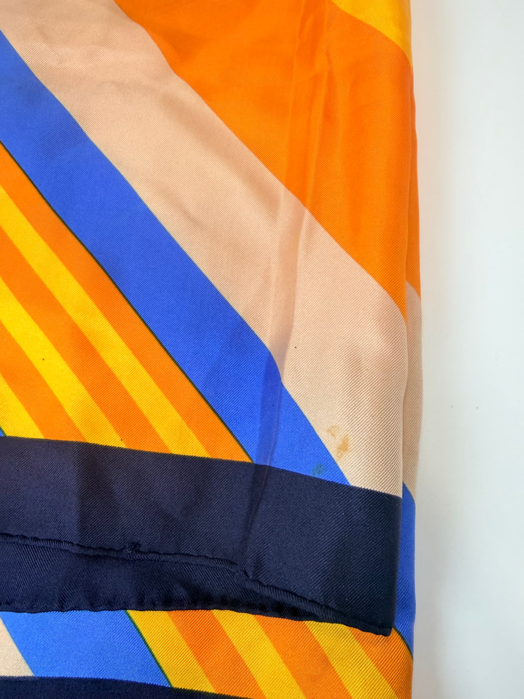 Yves Saint Laurent Geometric Silk Scarf