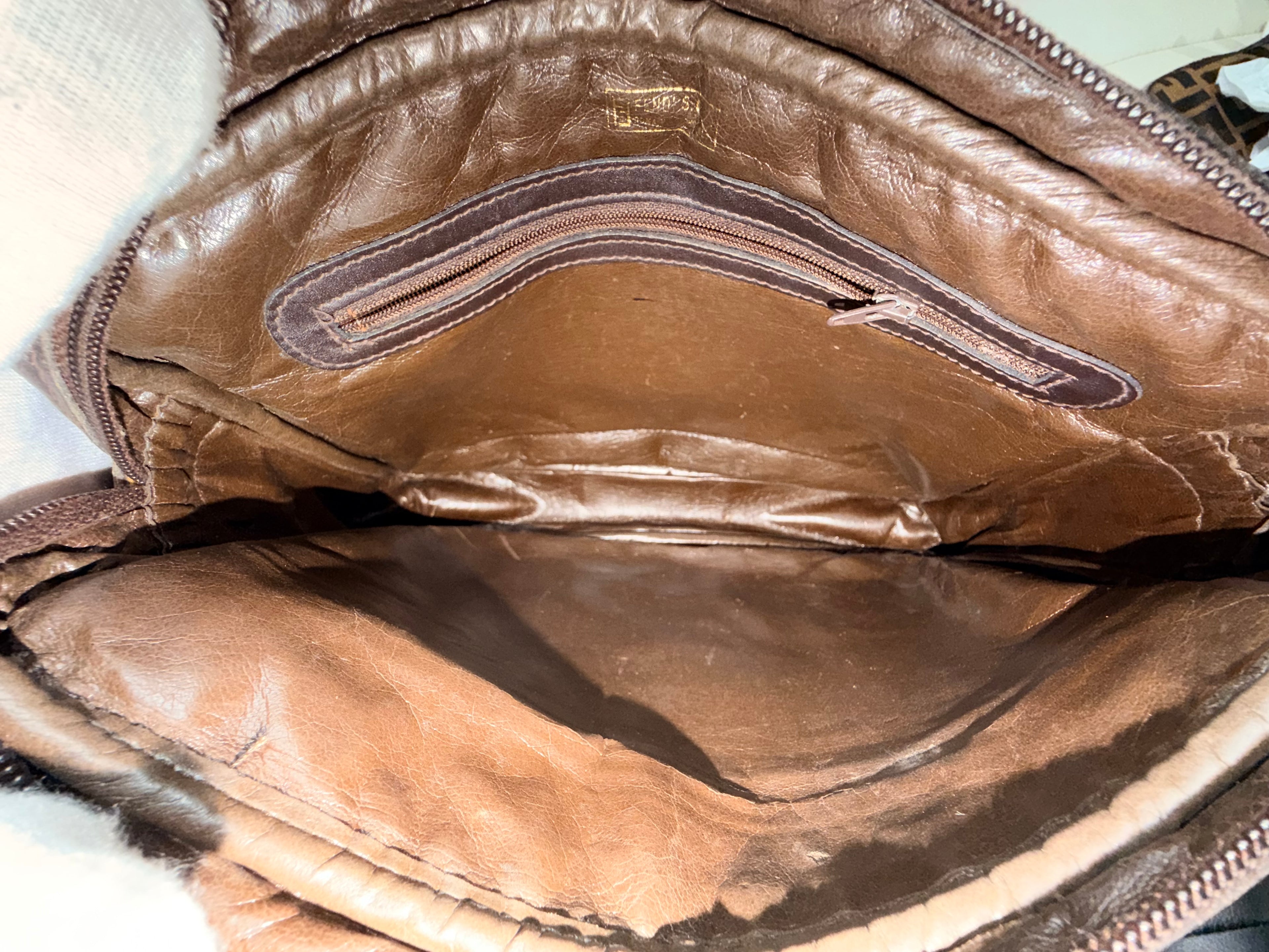 Fendi Zucca Crossbody/ Shoulder Bag