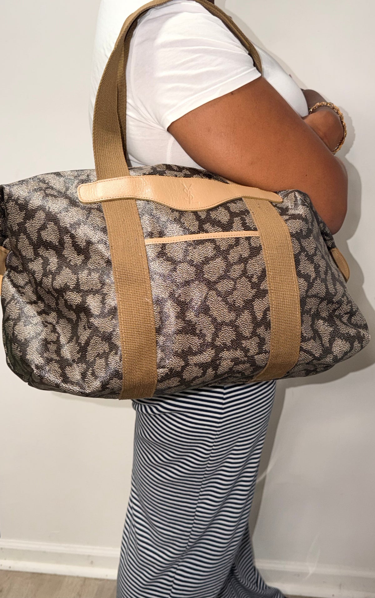 YSL Monogram Duffle / Travel Bag