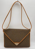 Yves Saint Laurent Woven Envelope Crossbody Bag