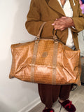 Fendi FF Logo Weekender / Travel Duffel – Brown