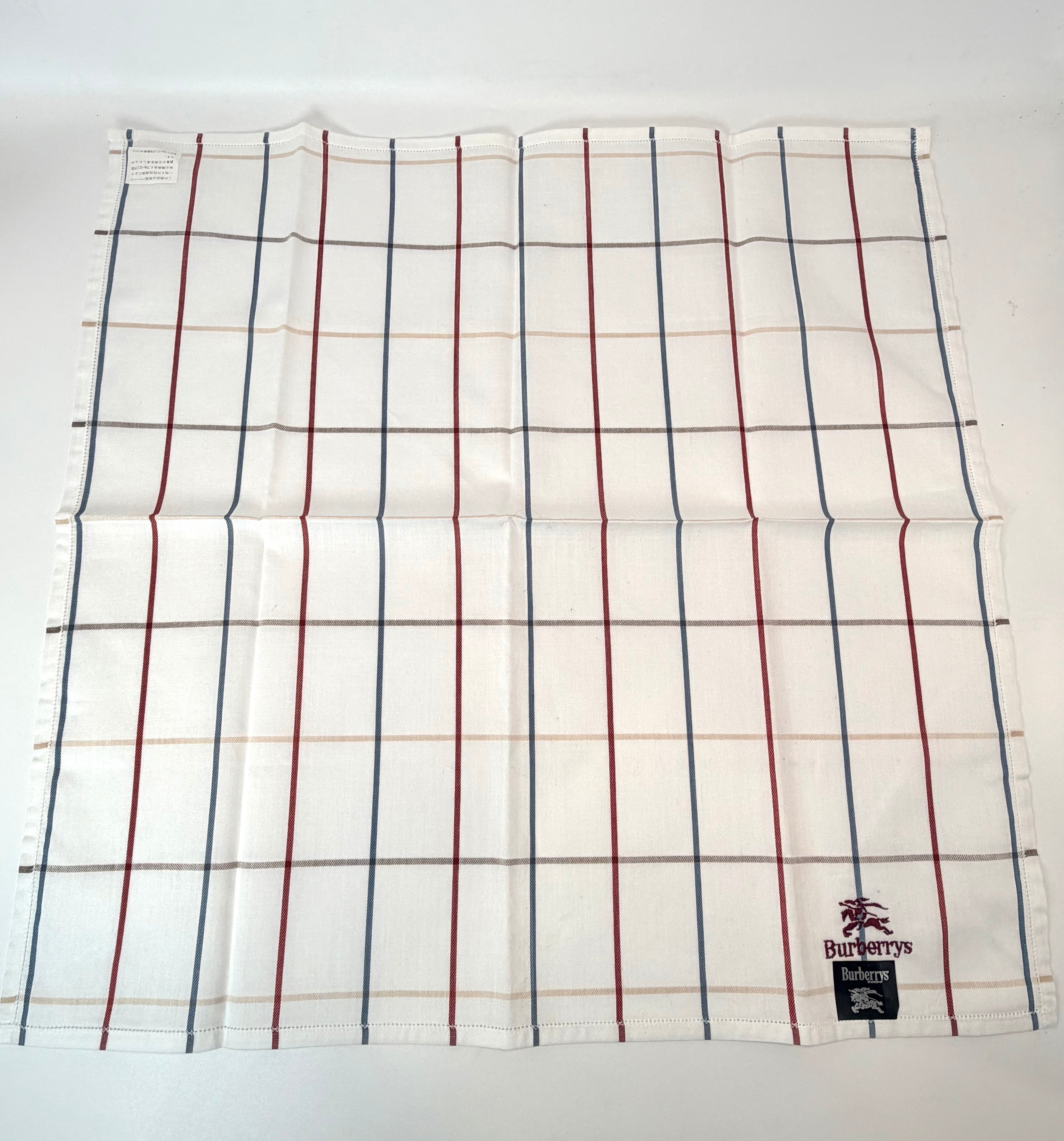 Vintage Burberry Scarf - White