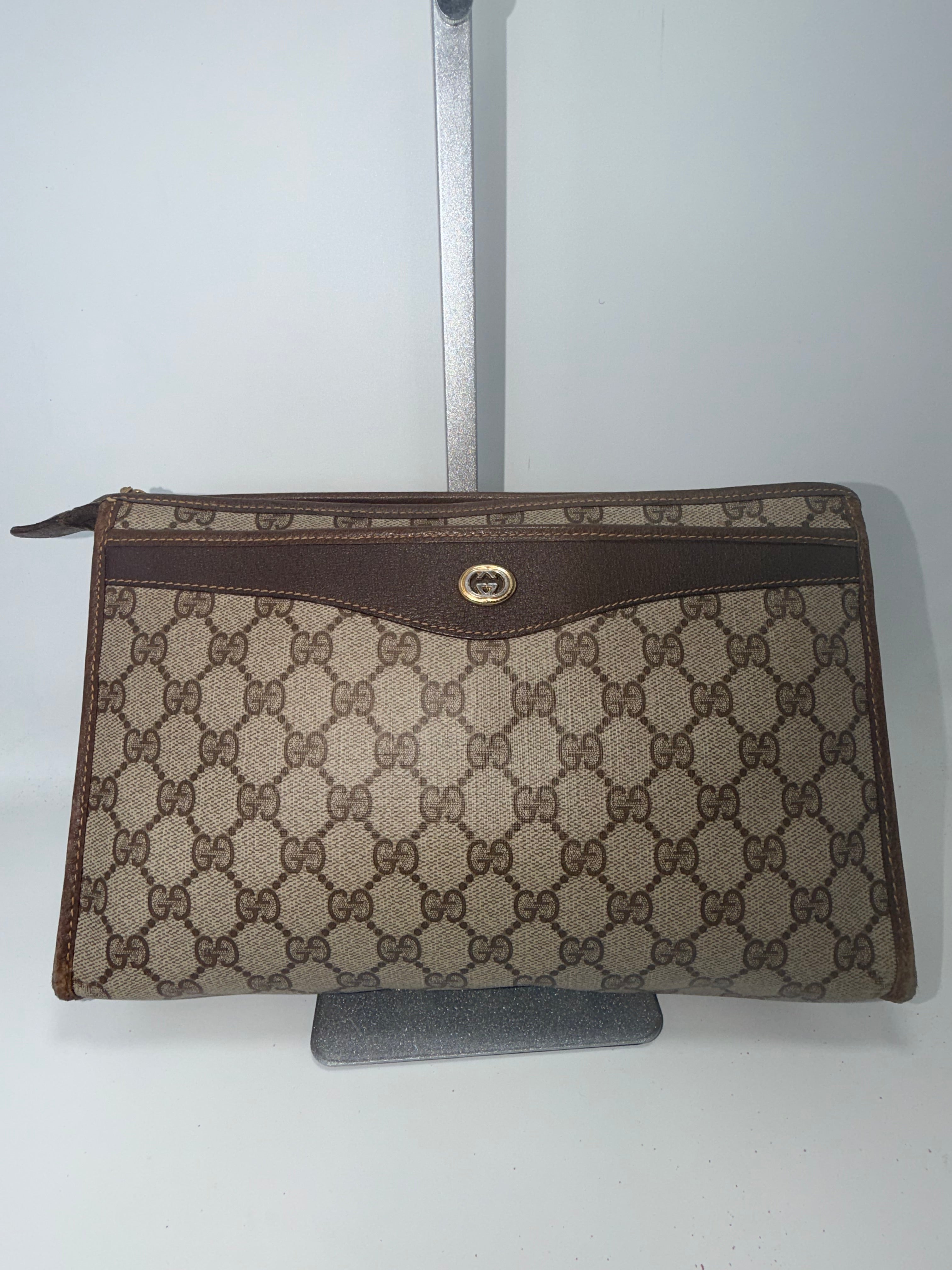 Gucci GG Monogram Portfolio Clutch