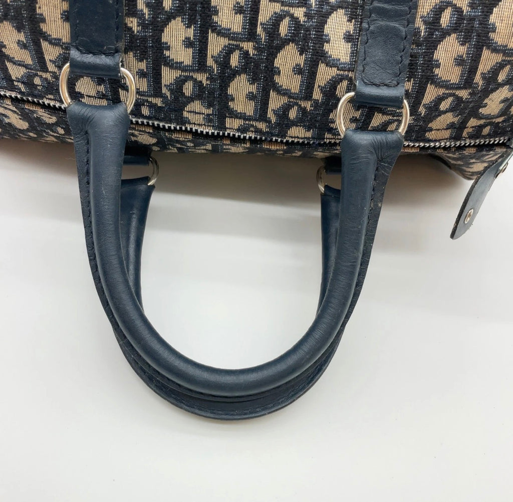 Christian Dior Trotter Boston Bag – Navy