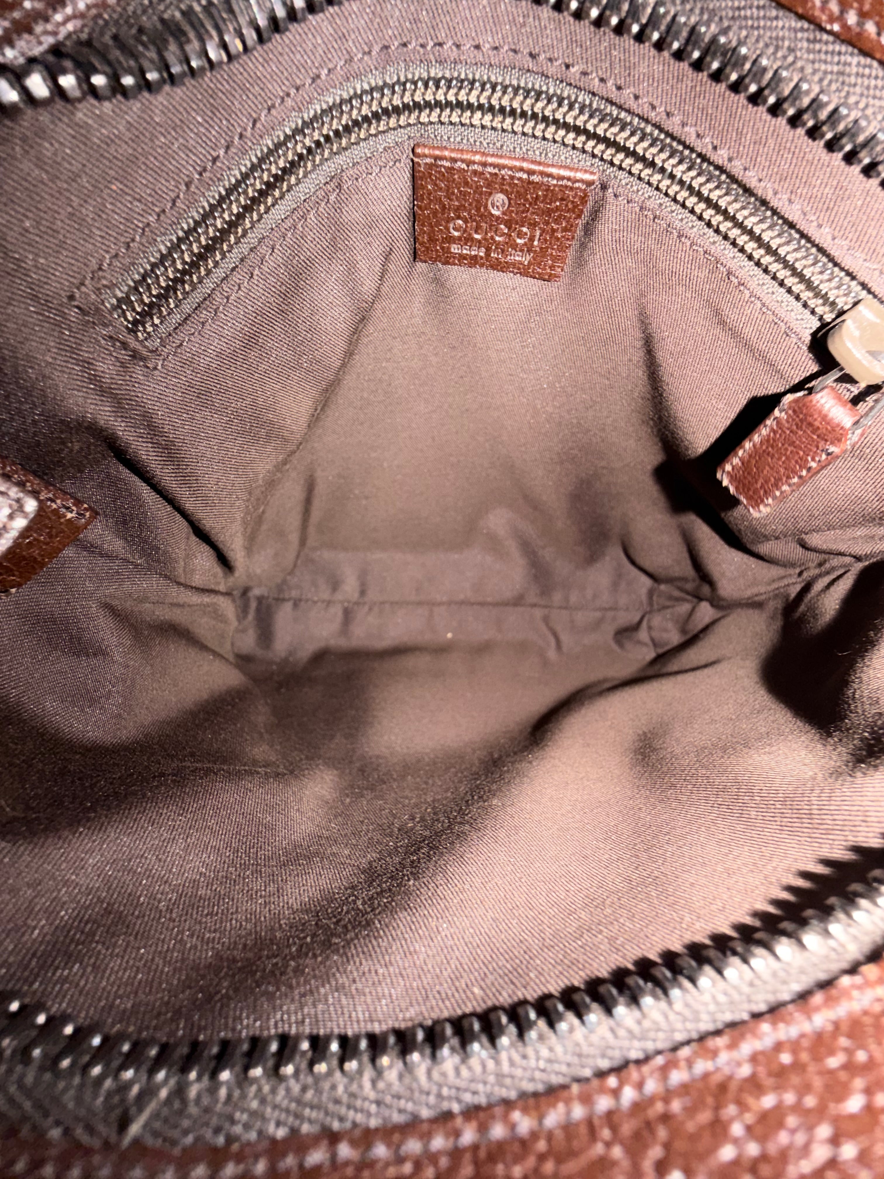 Gucci GG Canvas Messenger Crossbody Bag