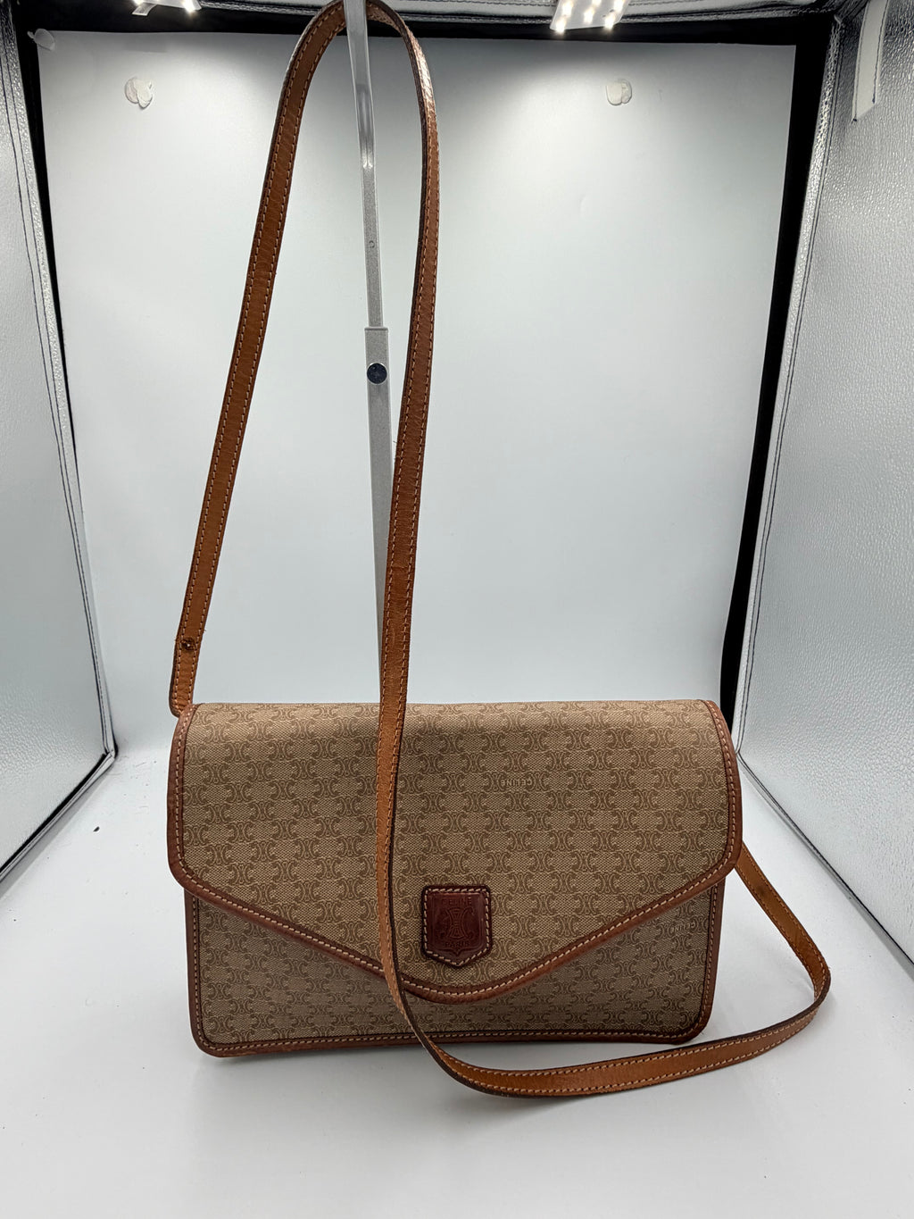 Celine Macadam Envelope Crossbody Bag