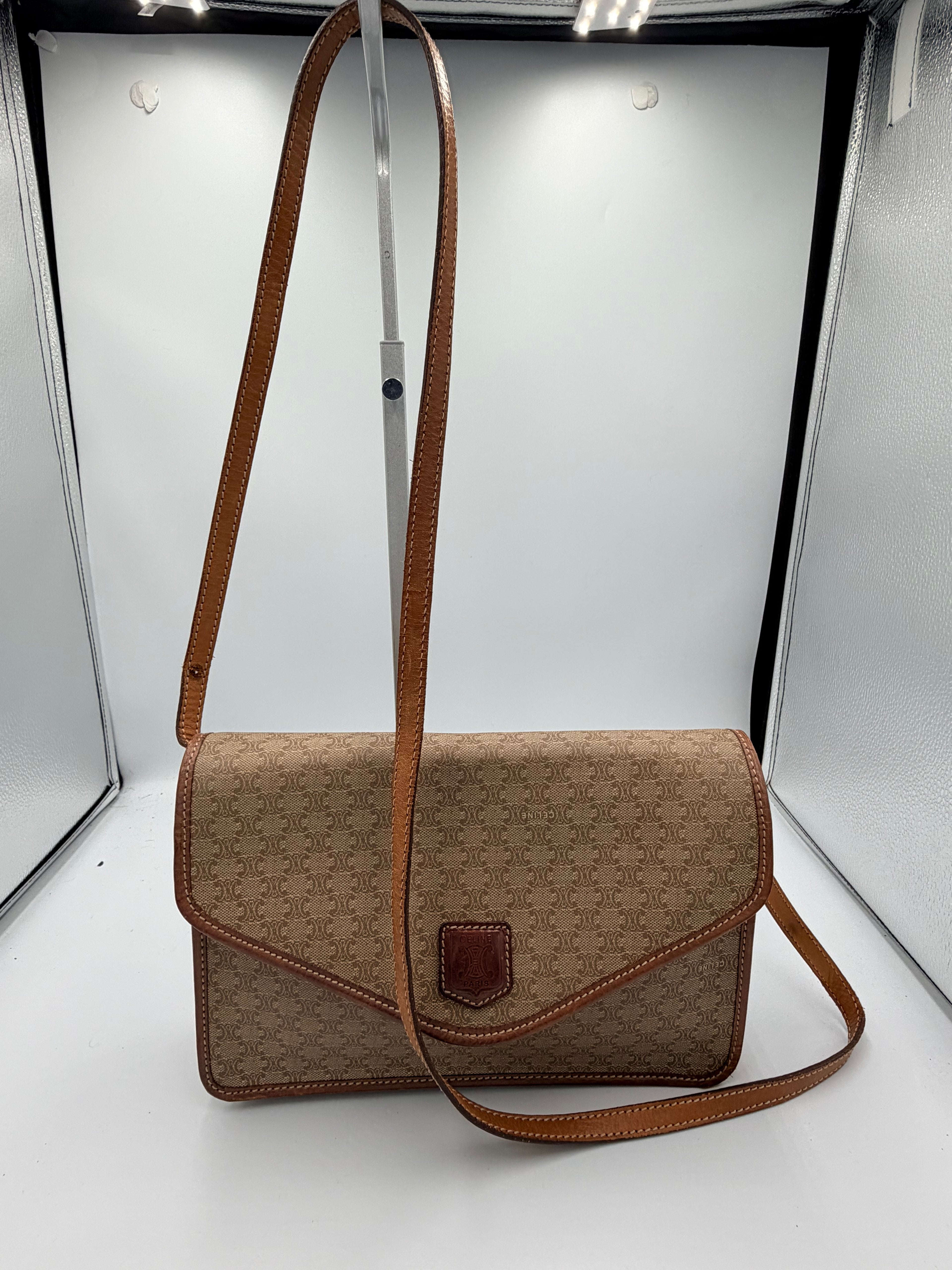 Celine Macadam Envelope Crossbody Bag