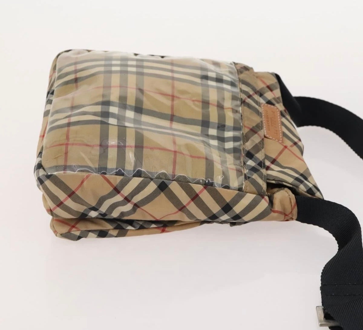 Burberry Nova Check Nylon Crossbody Messenger Bag