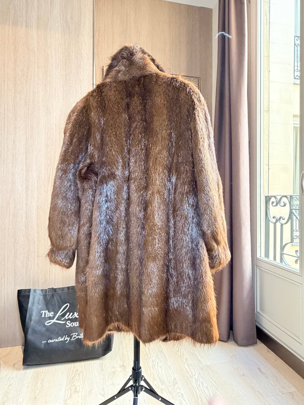Vintage Nutria Fur Coat – Large - 049