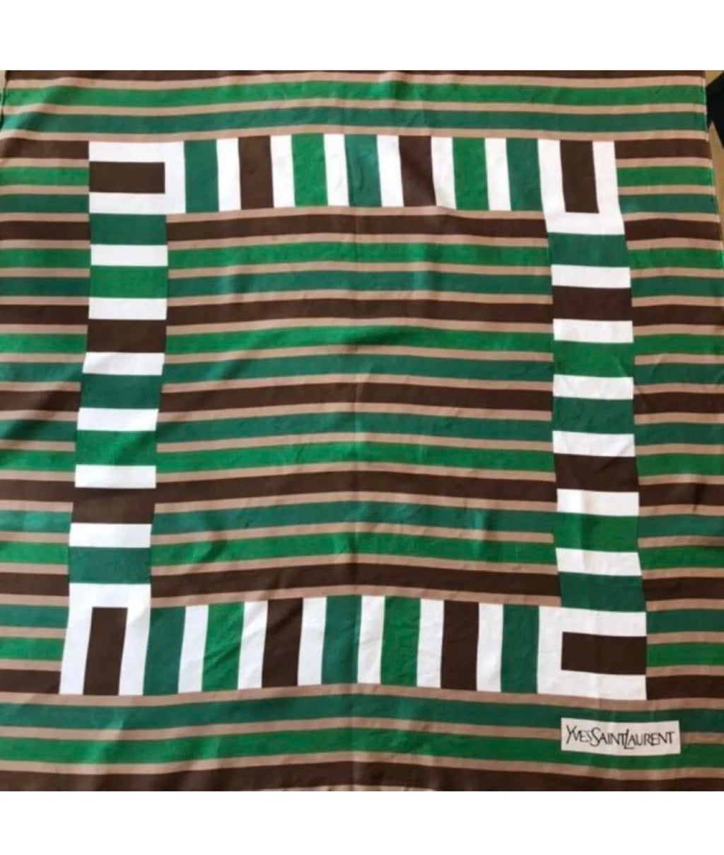 Yves Saint Laurent Silk Scarf