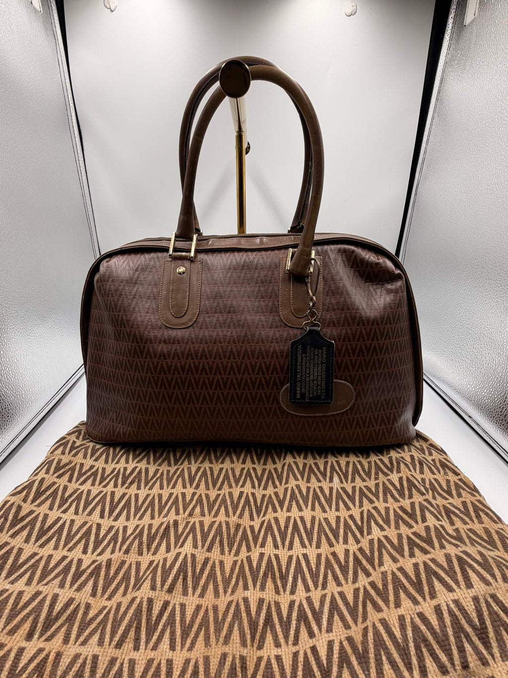 Valentino Monogram Bowler Bag