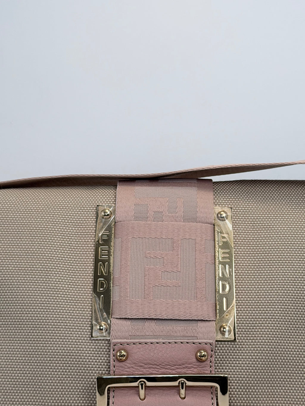 Fendi Canvas & Leather Shoulder – Never Used