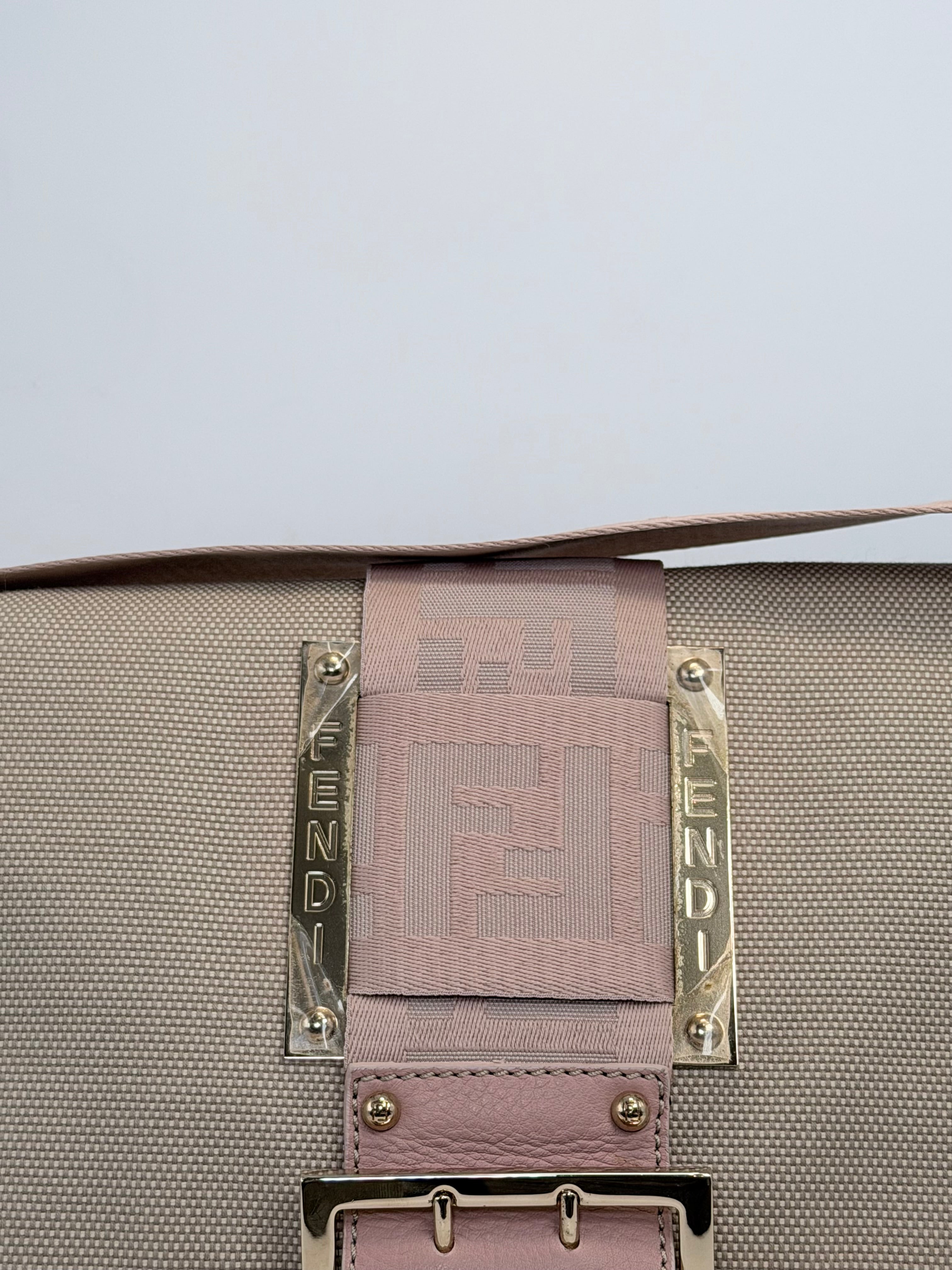 Fendi Canvas & Leather Shoulder – Never Used
