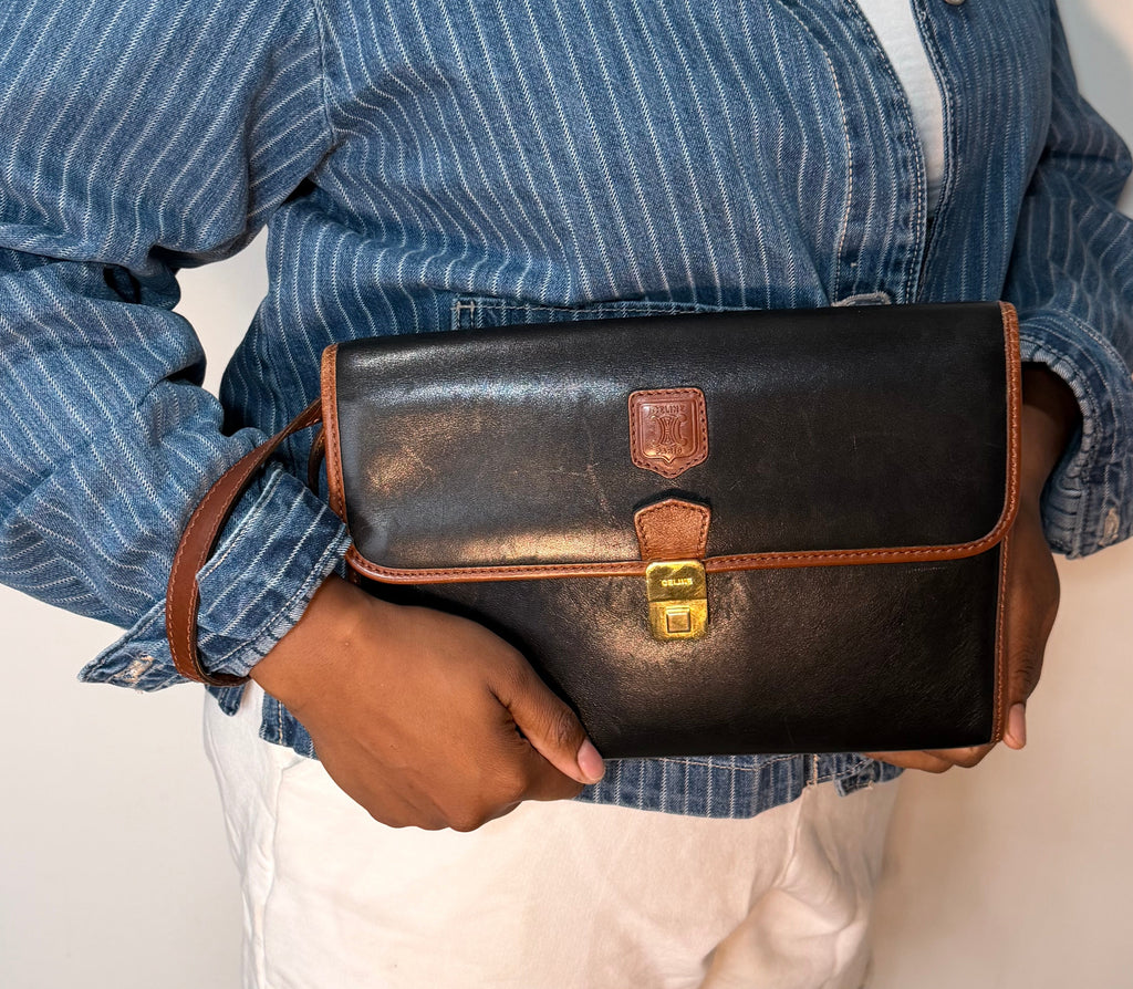 Celine Leather Wristlet