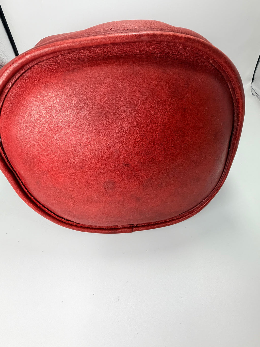 Coach Vintage Leather Bucket Bag – Red