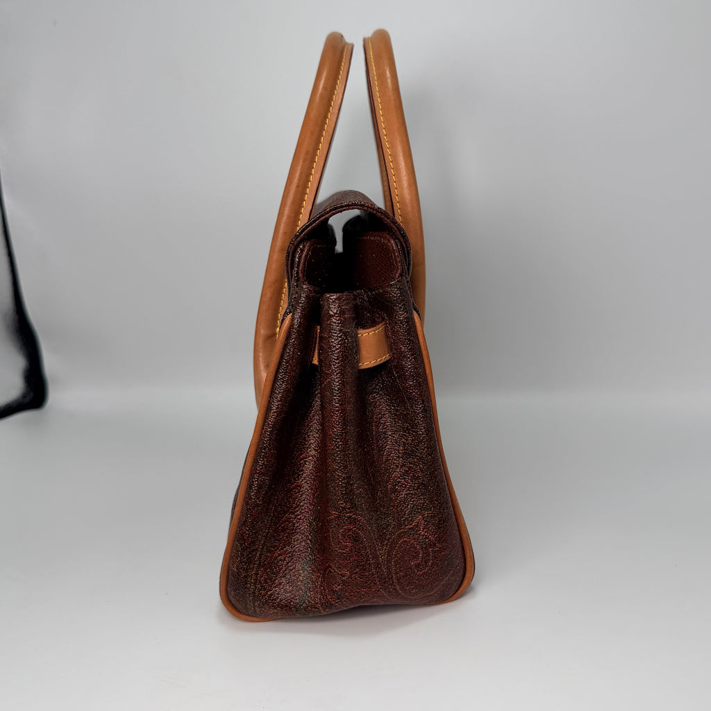 Etro Top Handle Bag with Crossbody Strap
