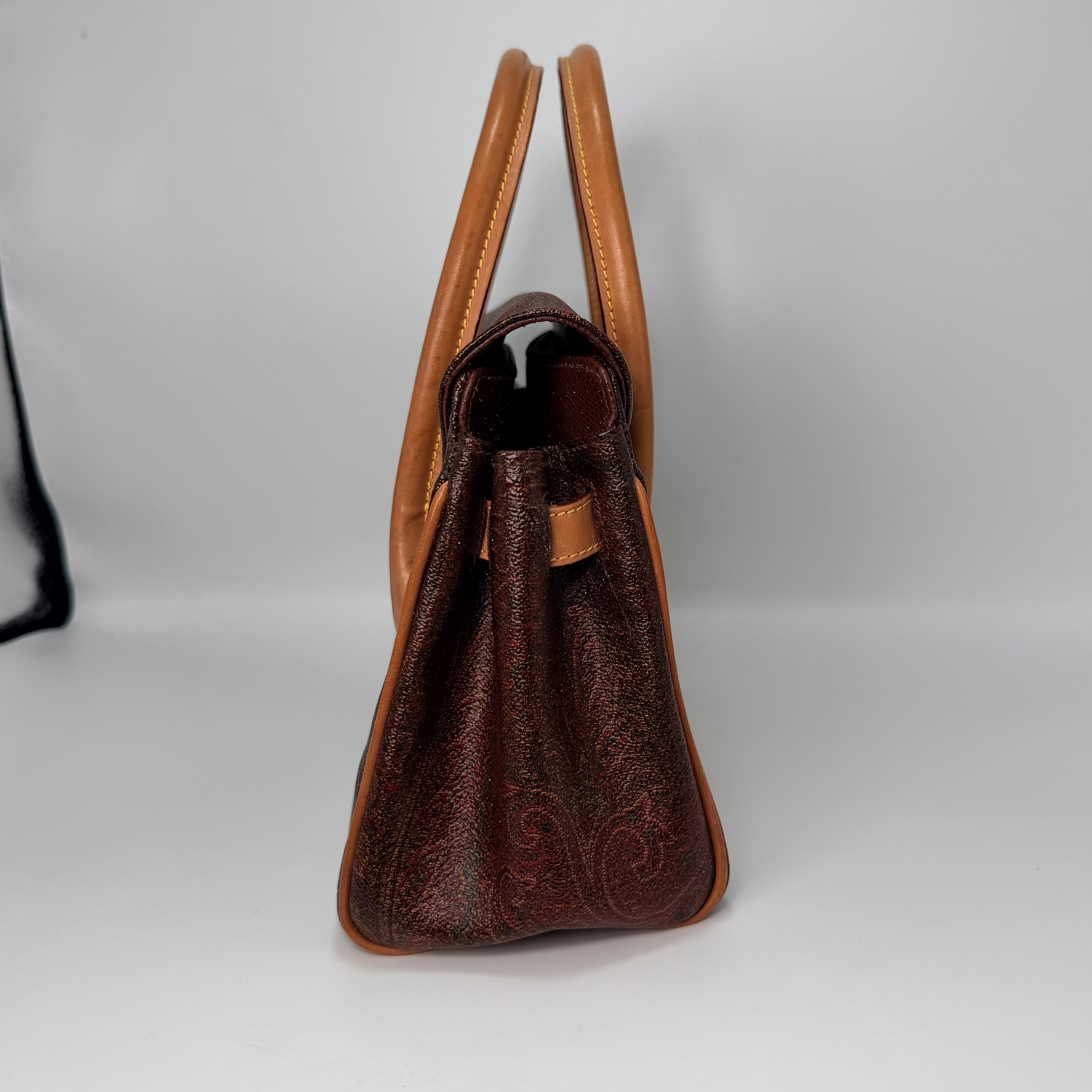 Etro Top Handle Bag with Crossbody Strap