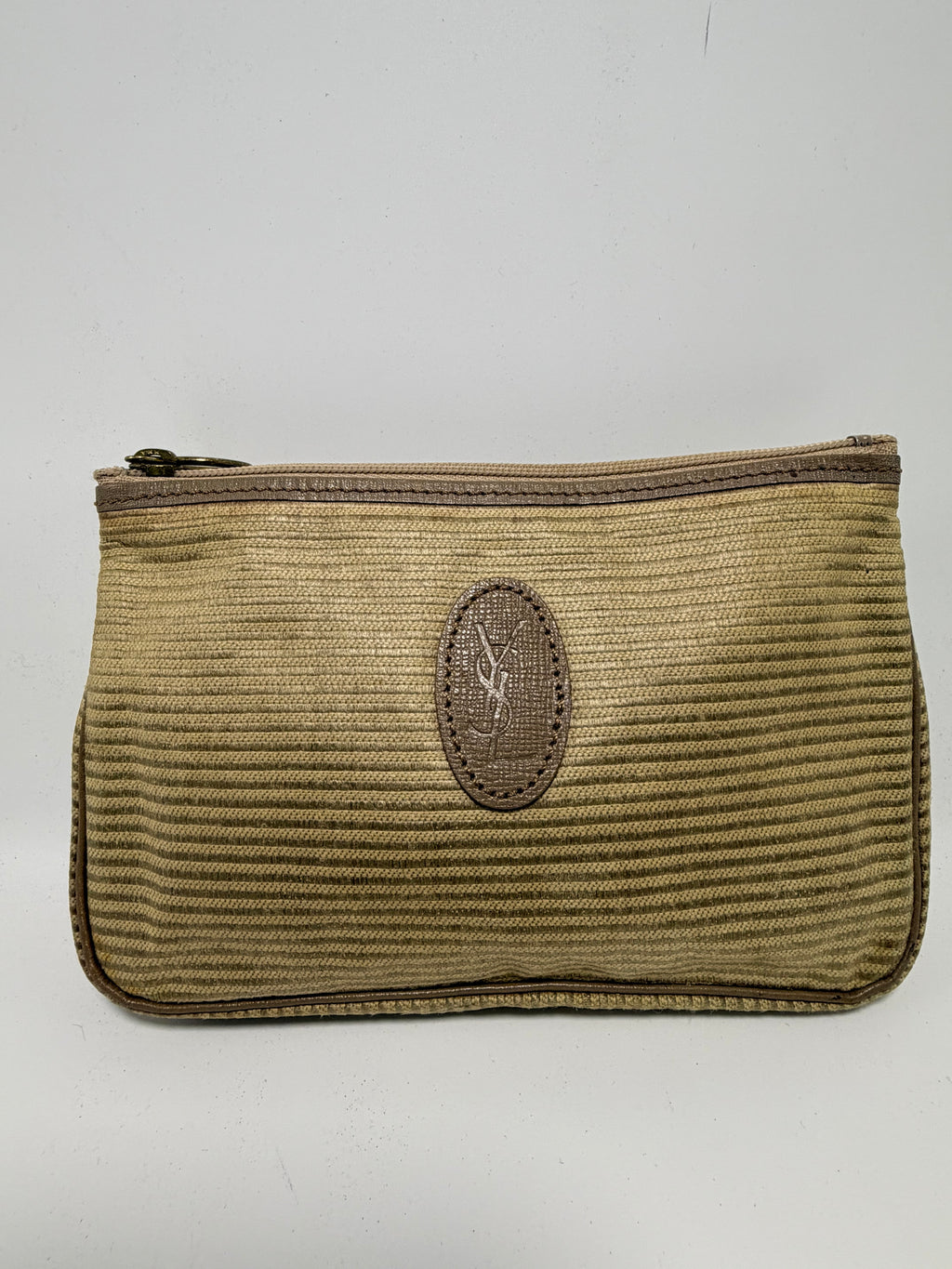 Yves Saint Laurent (YSL) Vintage Cosmetic/Accessory Pouch