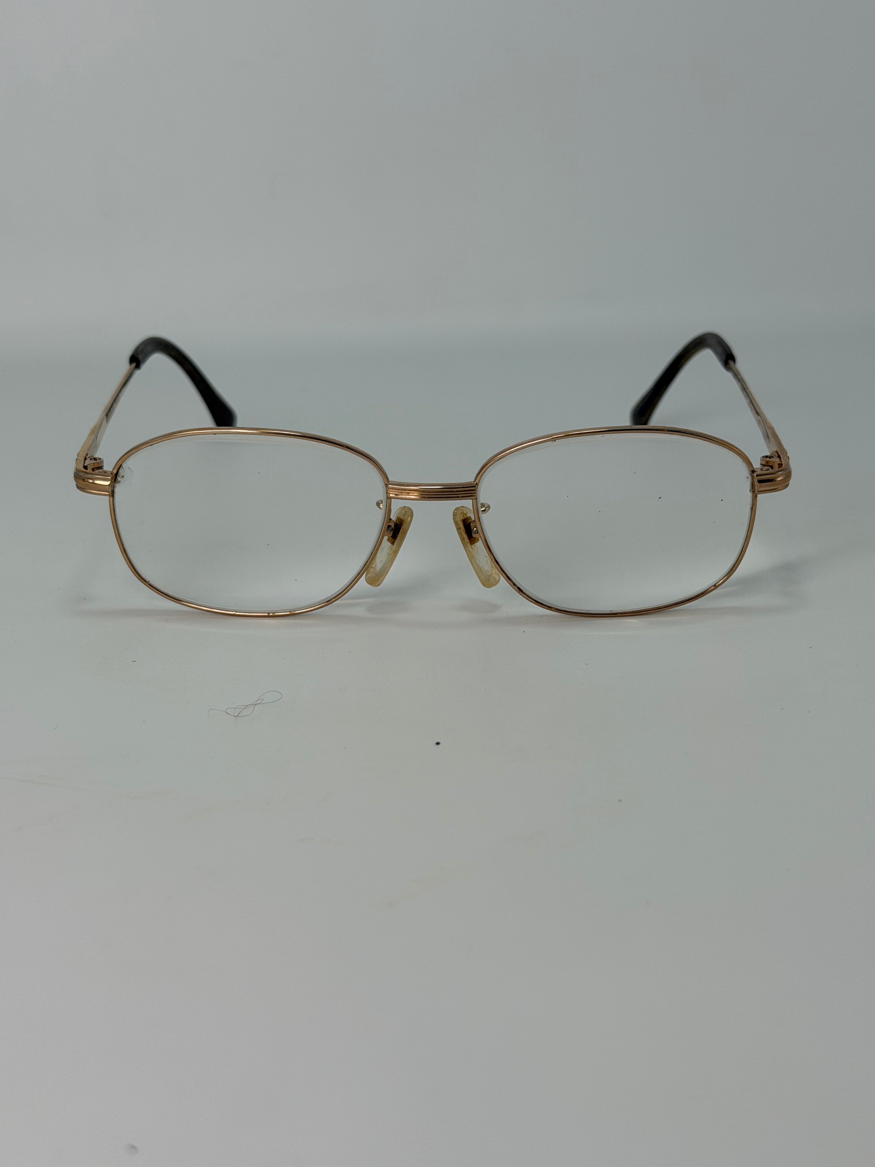 Balenciaga Gold-Tone Optical Frames