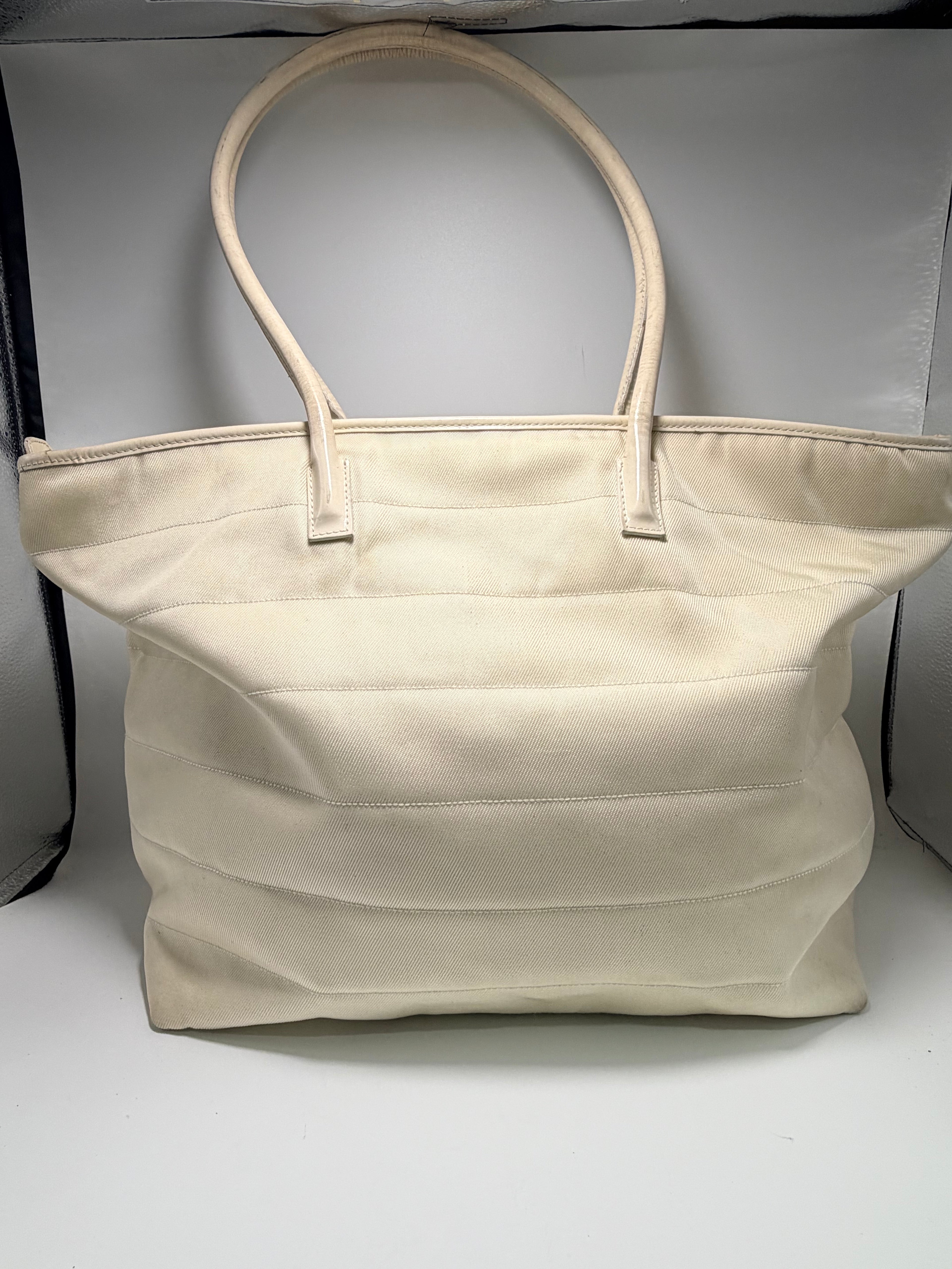 Gucci White Large Tote Bag