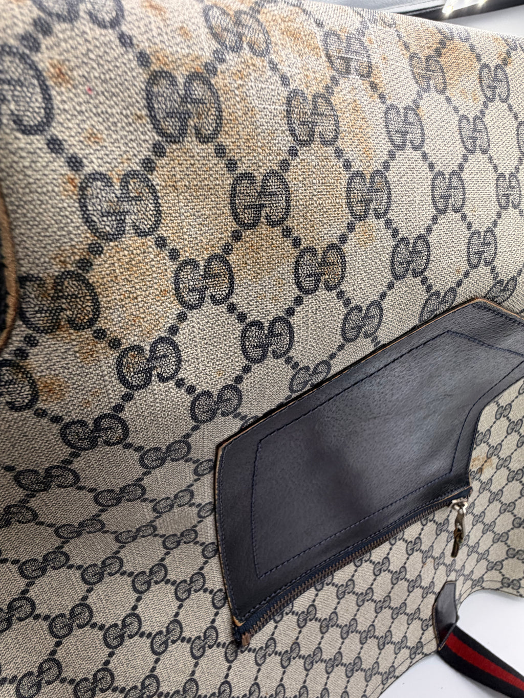 Gucci GG Supreme Web Tote