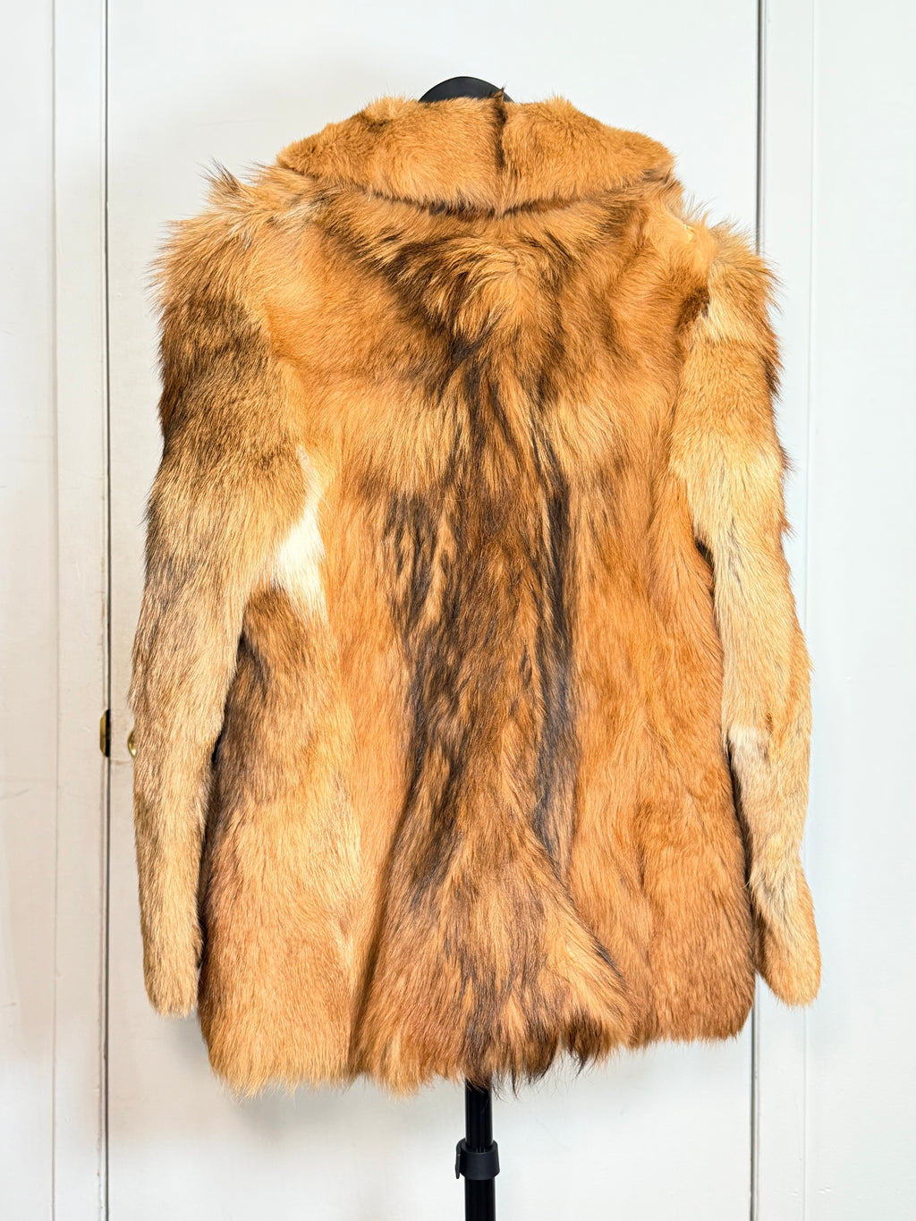 Vintage Red Fox Fur Coat – Small 019