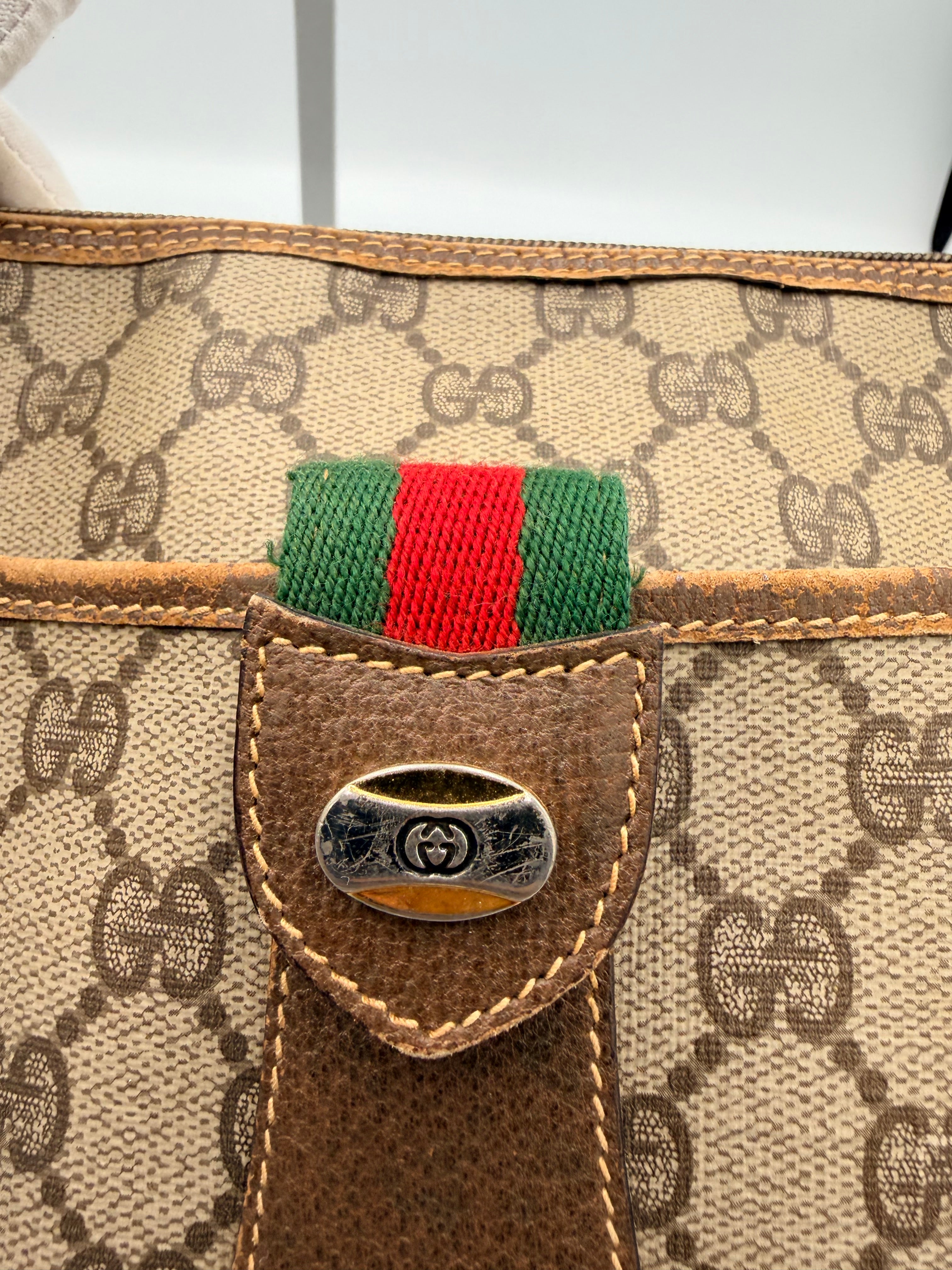 Gucci GG Supreme Web Crossbody Bag
