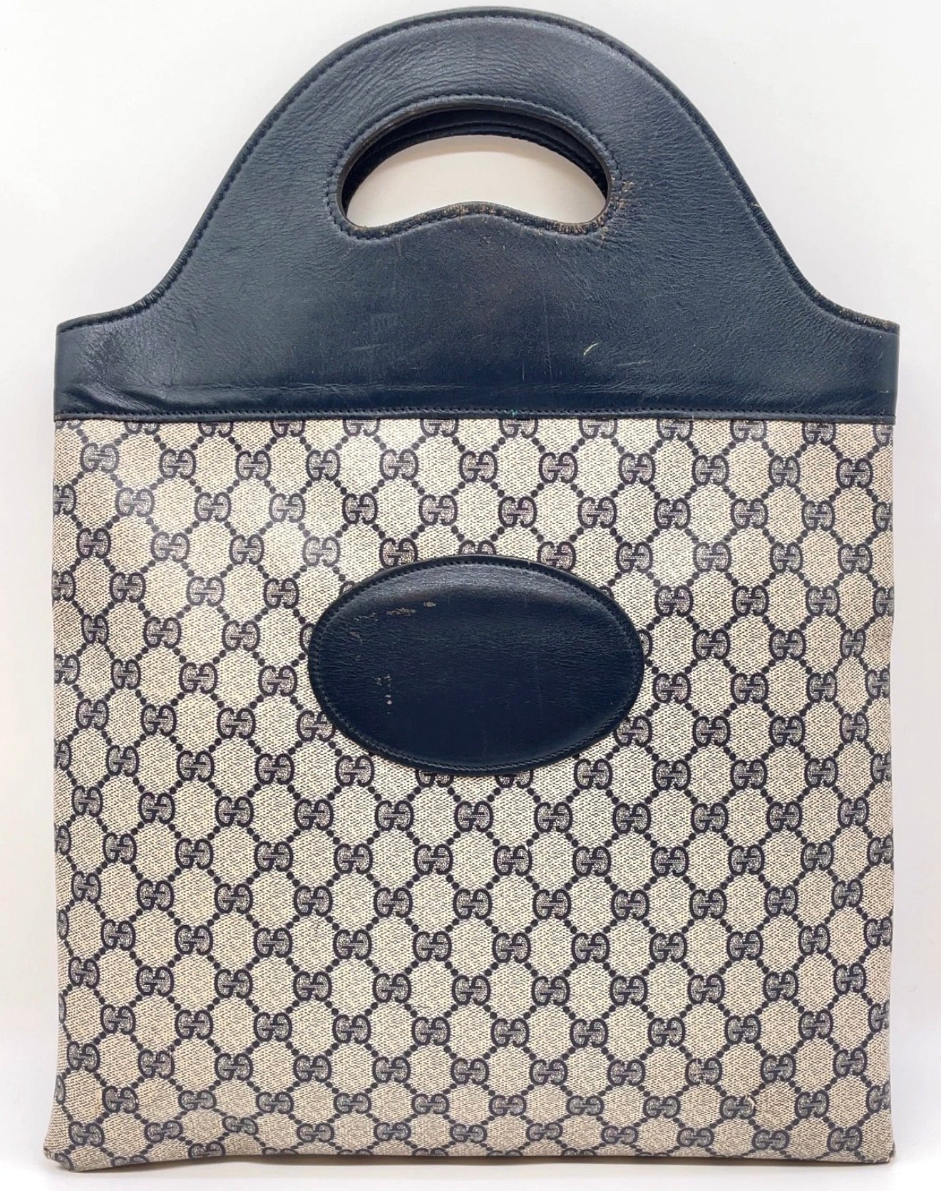 Gucci Shopper Tote - Navy Blue