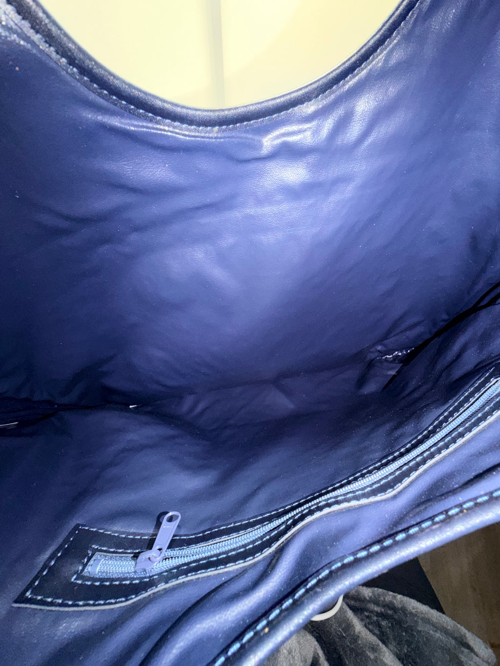 Celine Horse Carriage Tote – Navy Jacquard Canvas