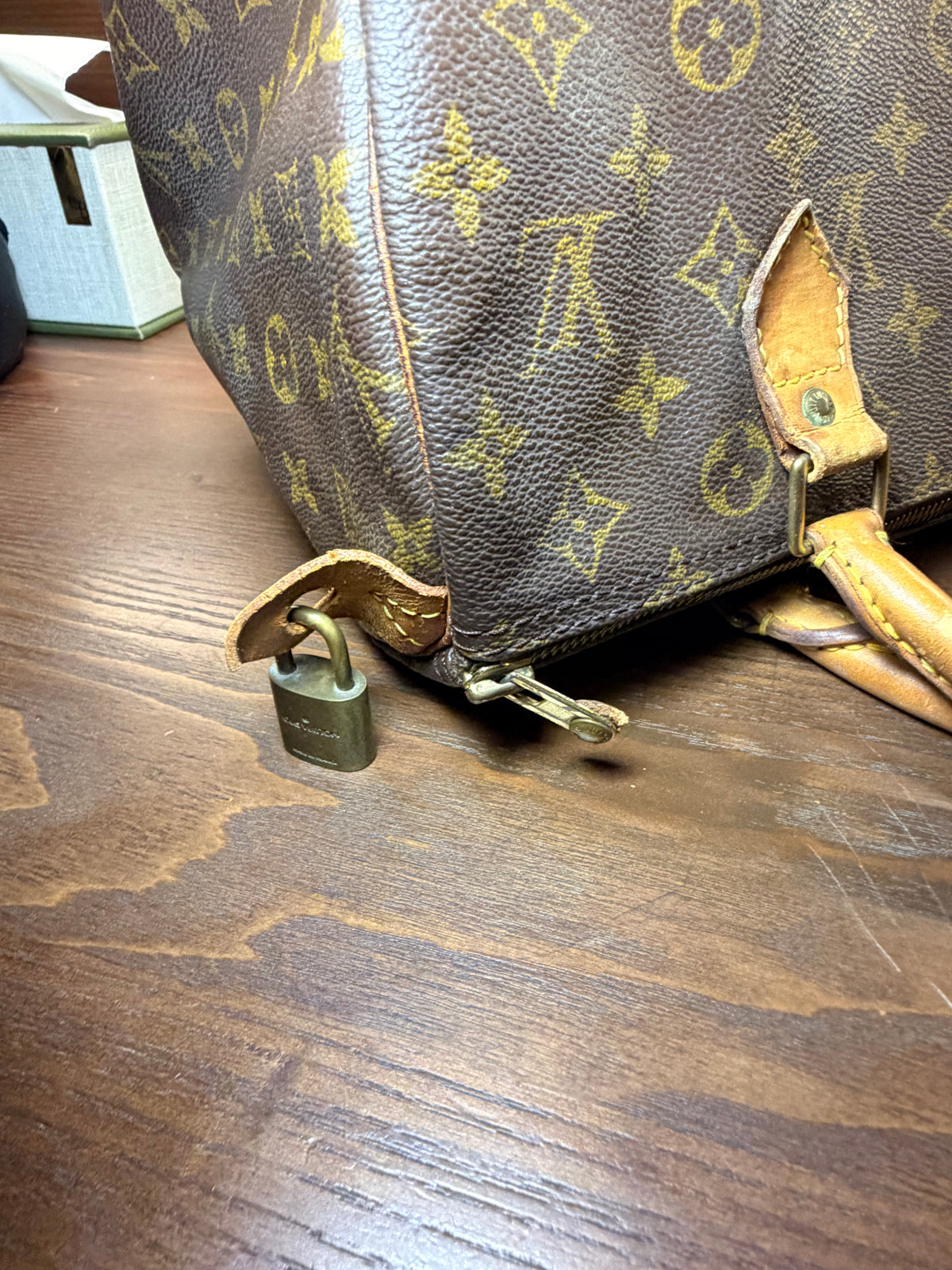 Louis Vuitton Monogram Speedy 30 with Lock and Key
