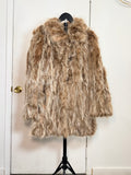 Vintage Finnish Raccoon Fur Coat (Natural) – Medium 013
